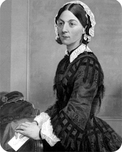 Old photo of Florence Nightingale